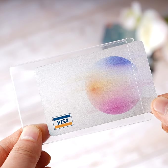 10 Pack New Medicare Card Holder Protector Sleeves，12Mil Clear PVC Waterproof Medical/Credit Card, Business/Social Security Card Protector