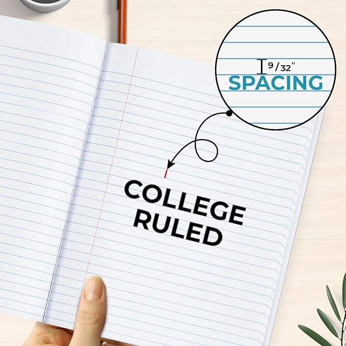 5000 Pack (Pallet) Composition Notebooks Bulk, College Ruled, 200 Pages (100 Sheets), 9-3/4 x 7-1/2, Bulk Supplies for School Districts, Black Marble Notebook, 4-7 Days Transit