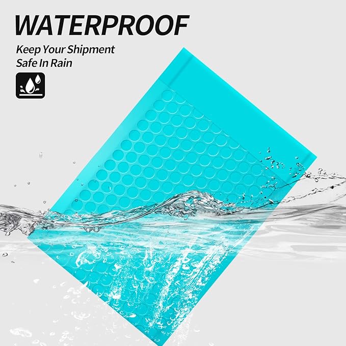 Bubble Mailers 8.5x11inch 40Pack Teal Bubble Mailers Self-Seal Padded Mailing Envelopes Bubble Opaque Padded Mailer for Small Businesses to Package and Mail Jewelry Cosmetics#2