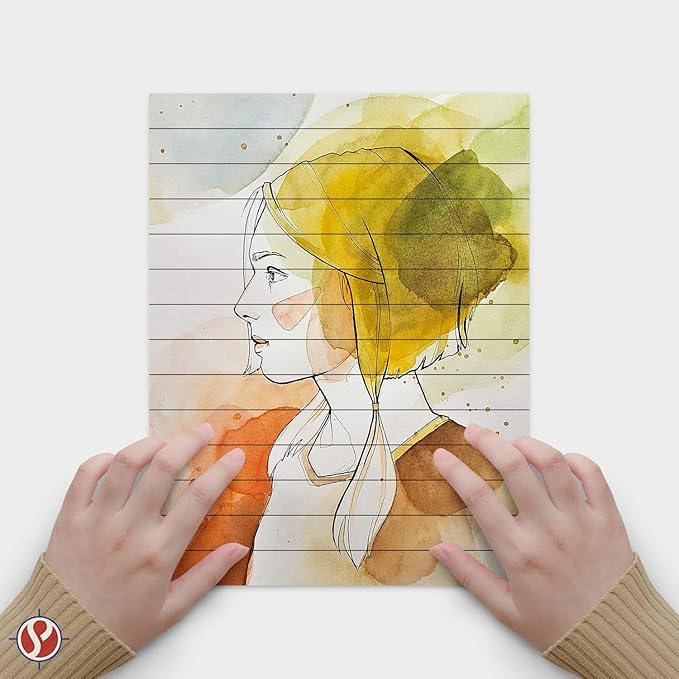 Memo Pads, White, With Black Lines – Lined Paper Notepads, Scratch / Writing Pad for Planning, To-Do Lists, Appointments, Reminders, Home, Office – 50 Sheets Per Pad, 10 Pads per Pack – 8.5" x 5.5"