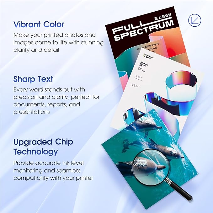 LC401XL Ink Cartridges Replacement for Brother LC401 LC401XL Ink Cartridges for Brother Printer MFC-J1010DW MFC-J1012DW MFC-J1170DW Black Cyan Magenta Yellow (4 Pack)