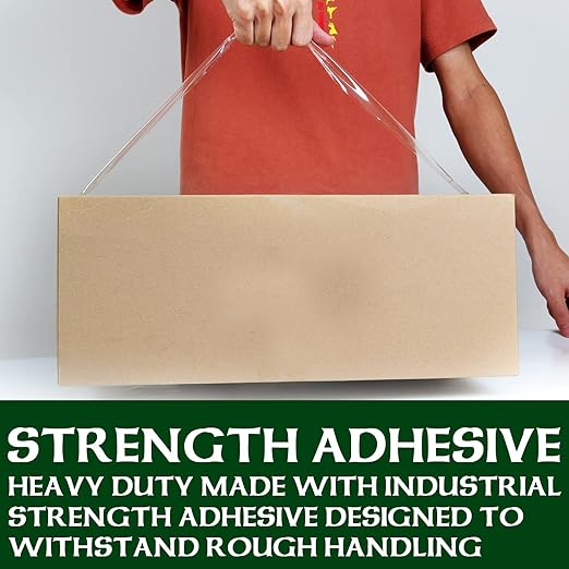 HERKKA Clear Packing Tape, 18 Rolls Heavy Duty Packaging Tape for Shipping Packaging Moving Sealing, Thicker Clear Packing Tape, 1.88 inches Wide, 65 Yards Per Roll, 1170 Total Yards