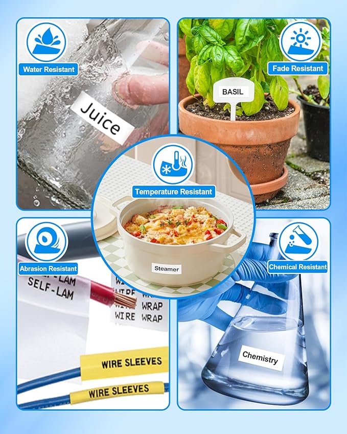 15-Pack 12mm 0.47 Inch Laminated White TZe Tz Tape Replace for Brother Label Maker Tape TZe-231 Compatible with P Touch Label Maker PT-D210 PT-D220 PT-D200 PT-H100 PT-D400 PT-D600