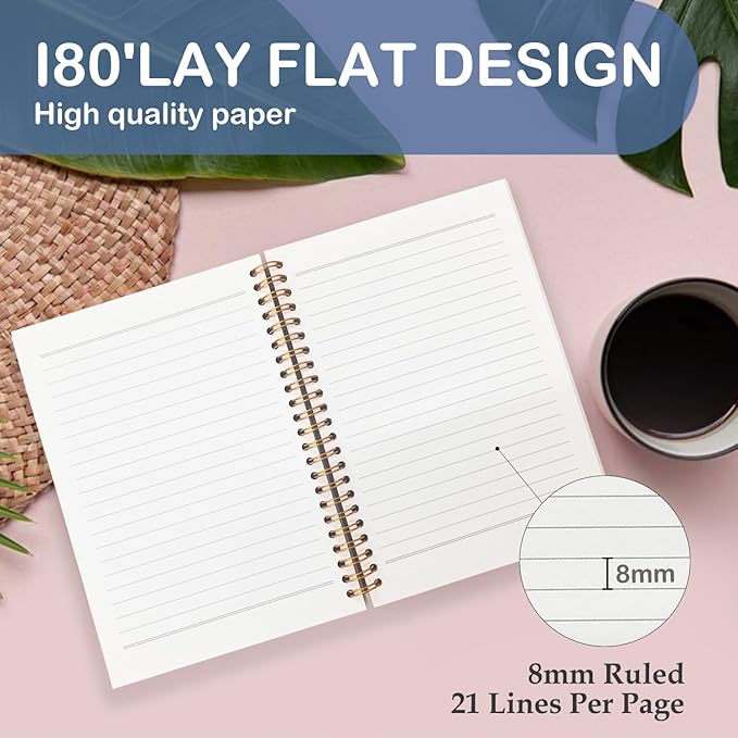 SNNDER Boho Rainbow Teacher Notebook Journal, Teacher Appreciation Gifts, Back To School Gifts for Teachers, It Takes a Big Heart to Shape Little Minds Hardcover Spiral Notebooks 5.5x8.3 Inch