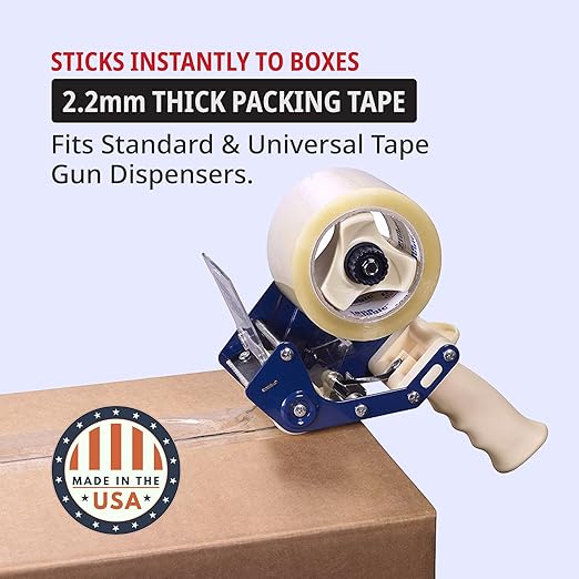 Tape Logic 3" x 110 yds Acrylic Packing Tape 2.2 Mil, Clear (24-Pack) Heavy Duty Packing Tape Rolls for Sealing Boxes at Home, Warehouse, & Office, Supplies for Packaging, Shipping, Moving