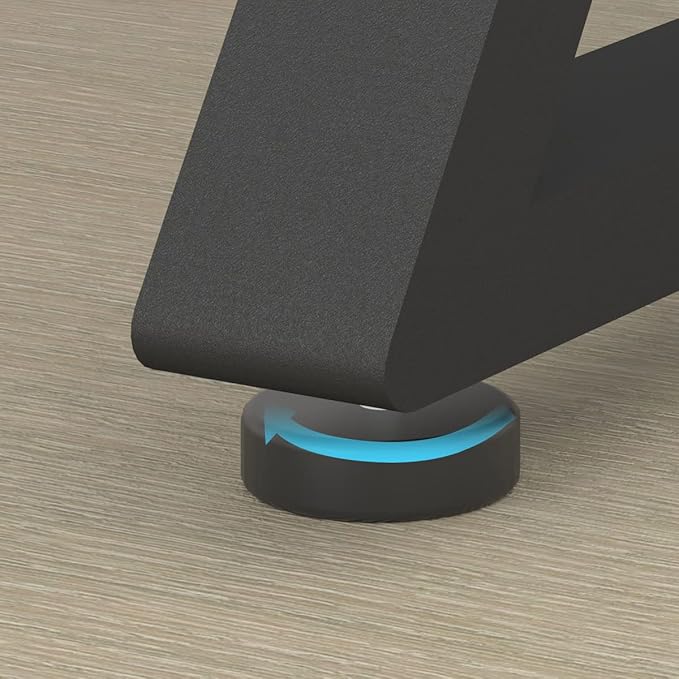 LVB Wood Computer Desk, Rustic Executive Home Office Desk for Bedroom, Industrial Metal Wooden Computer Table for Study Writing Work, Modern PC Student Simple Gaming Desk with Storage, 55 Inch, Walnut