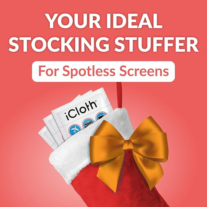 iCloth 70% Isopropyl Alcohol Large Screen and Electronics Wipes, Lint-Free, Streak-Free, Fast-Drying, Removes Dust and Fingerprints (700 Wipes)