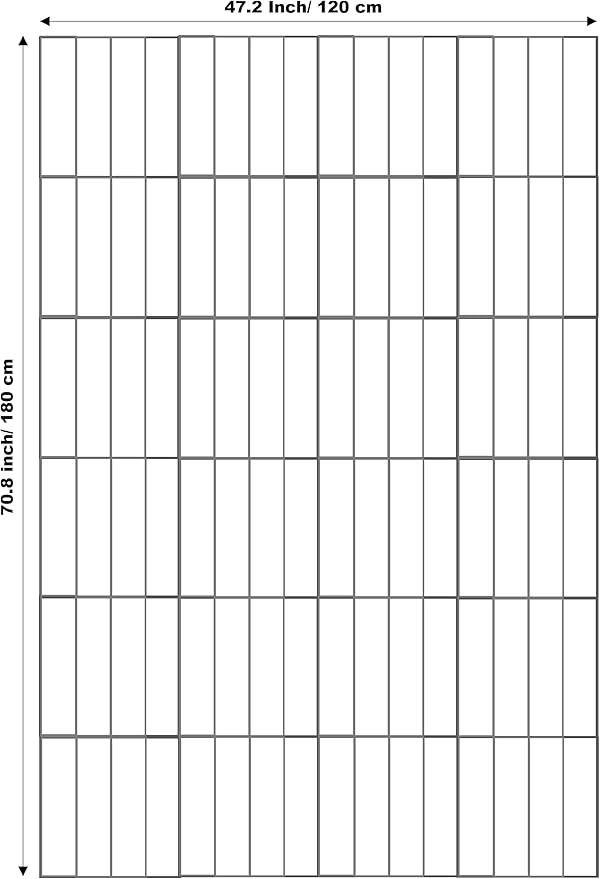 Large Cork Board Alternative - 24-Pack Felt Wall Tiles with Safe Removable Adhesive Tabs, Cork Wall Tiles Bulletin Board Home Office Essentials - Warm White