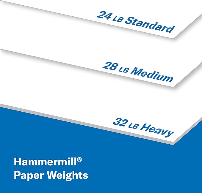 Hammermill Printer Paper, Premium Color 32 lb Copy Paper, 12 x 18 - 100 Bright, Made in the USA, 106127R - 1 Ream (500 Sheets)