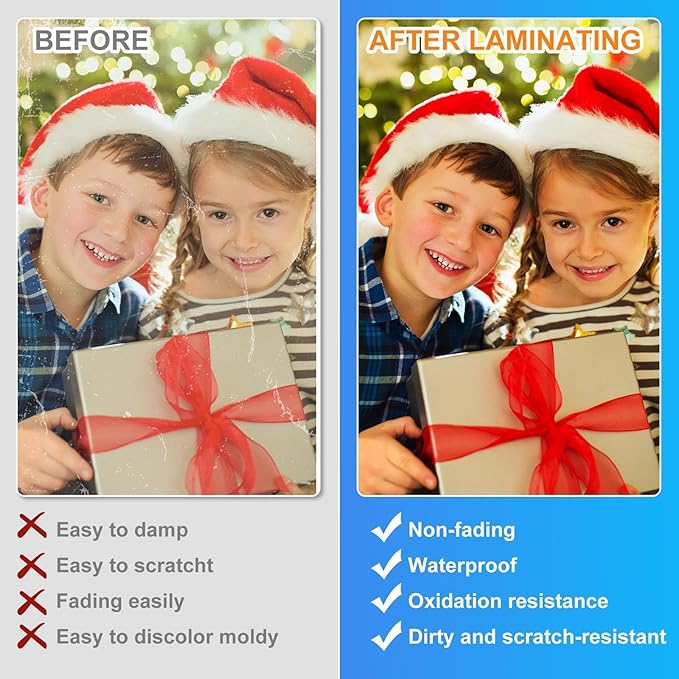 CAREGY Thermal Laminating Pouches, Holds 8.5 x 11 Inch Sheets,1200 Pack Laminating Sheets, 3 Mil, 9 x 11.5 Inches Lamination Sheet Paper for Laminator, Clear, Letter Size, Office and School Supplies