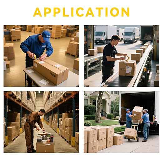 Clear Packing Tape 36 Rolls, Total 3960 yd., Heavy Duty Shipping Tape, Each 2 inch x 110 Yards x 2 mil Thick for Shipping, Packaging, Sealing and Moving