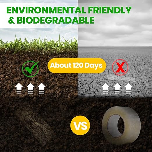 ADHES Heavy Duty Kraft Paper Tape Eco Friendly Packing Tape Writable Non-Coated Surface for Masking, Sealing, and Packaging Use,2” x 43 Yards,36Rolls