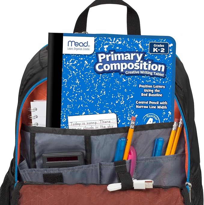 Mead Primary Composition Book, Ruled, Grades K-2, 100 Sheets, 7-1/2" x 9-3/4", 12 Pack (610054-ECM)