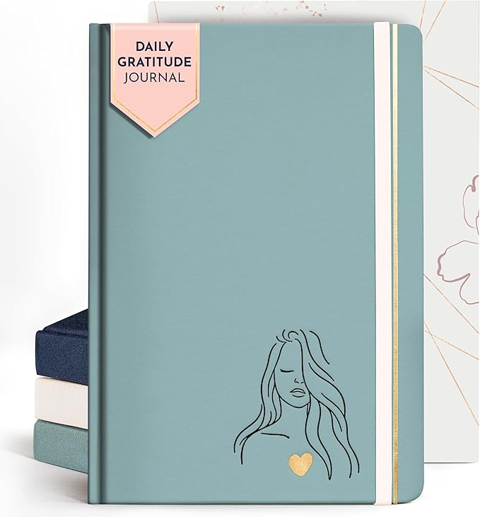 RYVE Daily Gratitude Journal for Women: 6-Month Guided Positivity & Wellness Journal with Prompts - Affirmation, Mindfulness, Self Help & Reflection, Gratitude Journal Notebook, Manifestation Journal