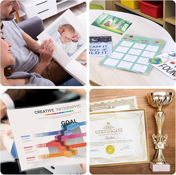 Bonsaii Laminating Sheets, 200 PCS 3mil Thermal Laminating Pouches, 9 x 11.5 inches, Letter Size, Clear and Durable, Suitable for Multiple Fields of Use-LP200