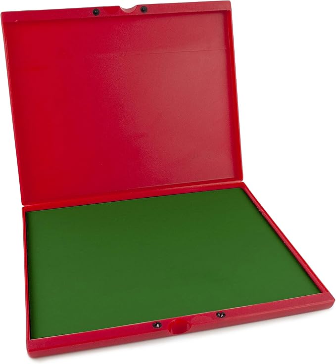 MaxMark Industrial Stamp Pad - Extra Large 9.25" x 12.25" Stamp Pad - Green Ink