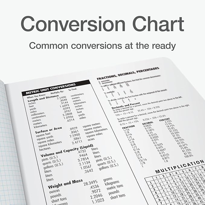 Oxford Composition Notebook 12 Pack, School Supplies, Notebooks for School, 4 x 4 Graph Ruled Paper, 7.5 x 9.75 Inches, 80 Sheets, Assorted Color Covers: Green, Purple, Red, Blue (63718)