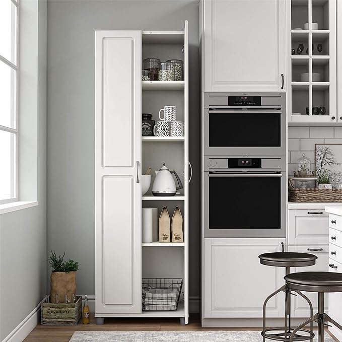 SystemBuild Evolution Kendall 24" Utility Storage Cabinet - White