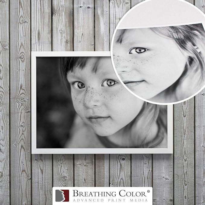 Vibrance Matte Photo Printer Paper 12 mil 230 gsm Matte Finish Premium Photo Paper Roll on 3in Core 36 in x 100 ft Works with Most Inkjet Printer Professional Makes and Models Like Epson Canon HP