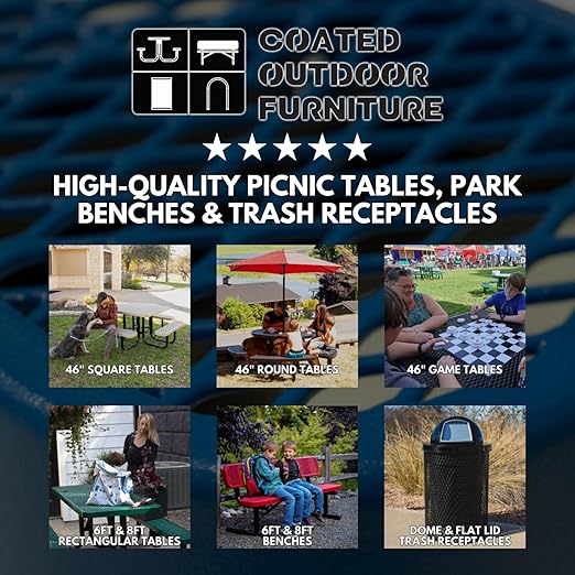 RDT-BLK Heavy Duty 32 Gallon Round Trash Receptacle, Liner Included, Black with Dome Lid, Made in America