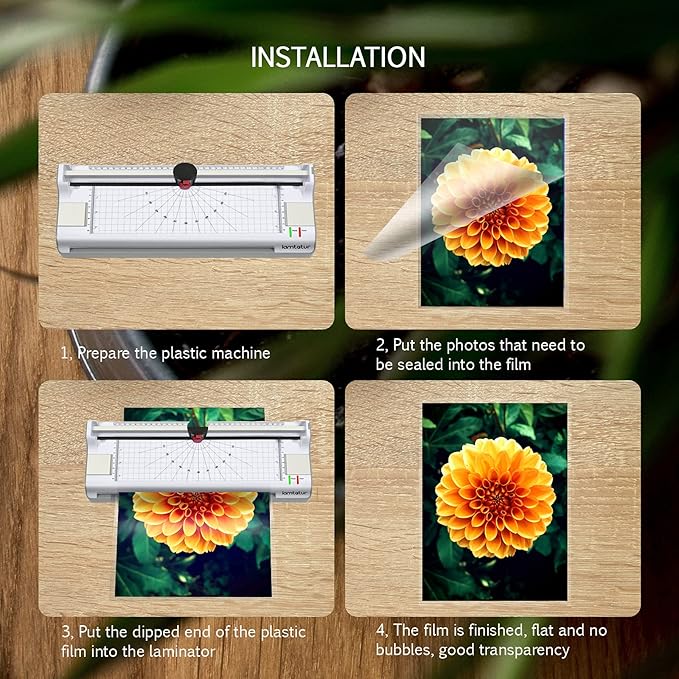 Thermal Laminating Pouches 9"x11.5" Inches, Holds 8.5 x 11 Inch Sheets,5mil 200Pack Hot Laminate Films, Clear Laminator Papers, Letter Size Lamination Sheets (125Mic 200Pcs)