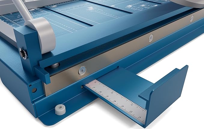 Dahle 564 Premium Guillotine Trimmer w/Laser, 14" Cut Length, 40 Sheet Capacity, Self-Sharpening, Manual Clamp, w/Safety Guard
