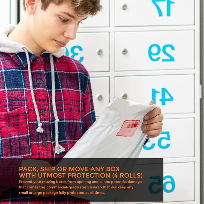 PackageZoom Poly Mailers 26x32 50 Pcs Self-Seal Shipping Envelopes For Businesses, Strong Adhesive Mailing Bags, Tear & Water-Resistant Protective Shipping Bags Light Grey