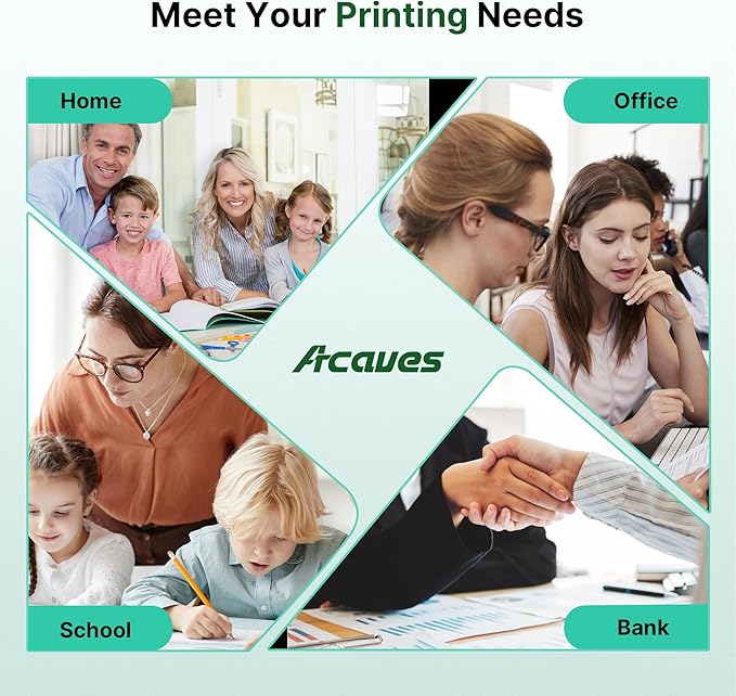 936XL 936 Ink Cartridges High Page Yield with Chip Compatible for HP 936 Ink Cartridges Combo Pack 936 XL 936e Work for OfficeJet Pro 9110 9120 9122 9125 9130 Wide Format 9730 9720 Printer, 4-Pack