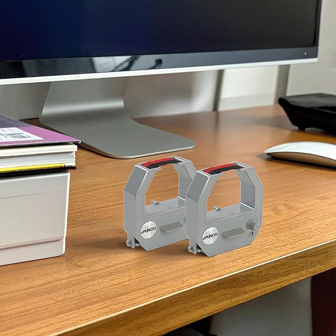 uPunch Ink Ribbon for HN4000 Calculating Time Clock, 2-Pack