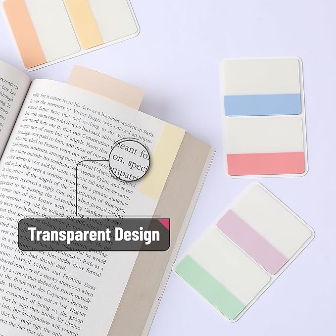 Mr. Pen- Sticky Index Tabs, 500 Pcs, 21 Sets, Colorful Sticky Tabs for Notebooks, Page Markers, Page Tabs for Binders, Page Tabs Sticky Tabs for Books, Notebook Tabs, Back to School Supplies