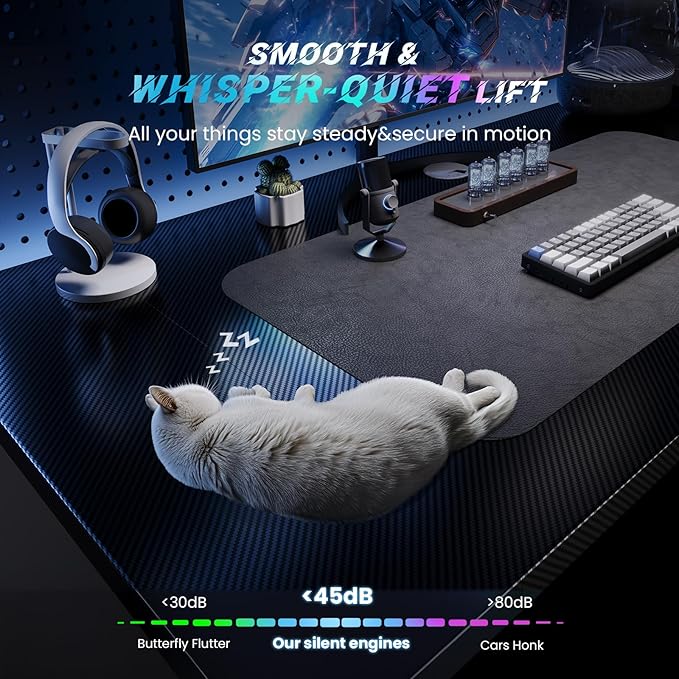 SIAGO Electric Standing Desk Adjustable - 48 x 24 Inch Sit Stand up Desk with Cable Management - 3 Memory Preset Adjustable Height Table