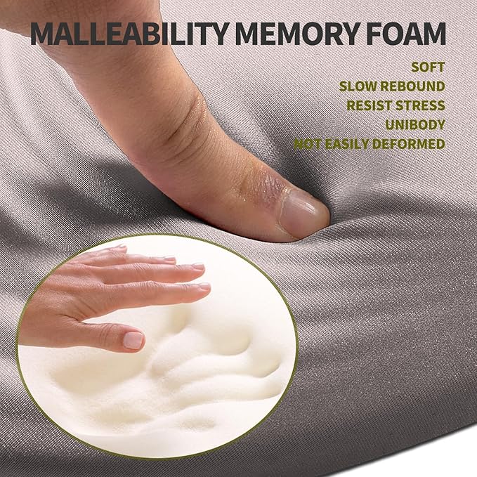 Hokafenle Ergonomic Mouse Pad Wrist Support, Terraced Slope Carpal Tunnel Wrist Pad for Mouse with Unibody Memory Foam, Wrist Rest Pain Relief Mousepad (Misty Rose, 11.8x7.9 in)