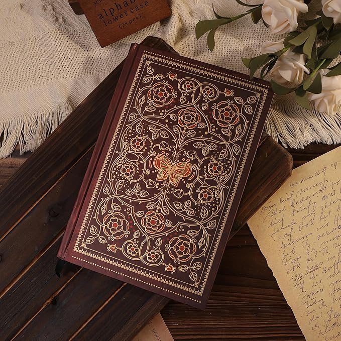 Line Notebooks for Women Men, A5 Aesthetic Hardcover Ruled Diary, 100 GSM Journals for Writing for Work, Note Taking, Office School