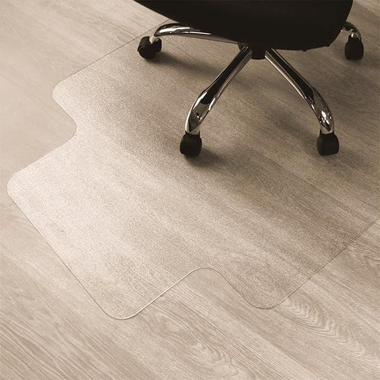 Marvelux Enhanced Polymer Eco-Friendly Durable Office Chair Mat for Hardwood Floors 36" x 48", Hard Floor Protector, Rectangular with Lip, Transparent, Shipped Flat, No Unrolling, Multiple Sizes
