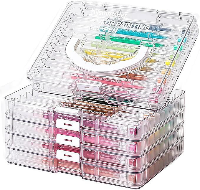 Colored Gel Pens Set, 0.6mm Fine Point for Black & White Paper, Cute Pens for Journaling, Adult Coloring Books, Bible, Drawing, Note Taking, School & Journaling Supplies (45 Basic Colors)